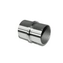 Pipe connector 42.4 x 2 mm straight stainless steel V2A,...