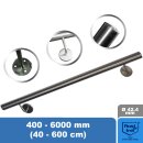 Stainless steel handrail V2A grain 240 ground up to...