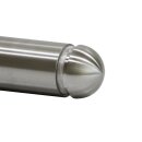 End cap stainless steel V2A grinded for Ø42,4x2mm handrails