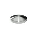 Stainless steel end cap domed 42.4x2mm with knurling...
