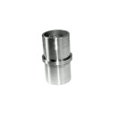 Pipe connector 33.7 x 2 mm straight stainless steel V2A,...