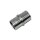 Pipe connector 33.7 x 2 mm straight stainless steel V2A, ground for pipe