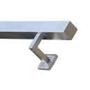 Stainless steel handrail Square V2A ground Staircase...