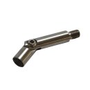Handrail bracket adjustable stainless steel V2A polished height 68mm