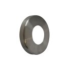 Rosette round stainless steel V2A ground for 42,4x2mm balusters Ø75mm