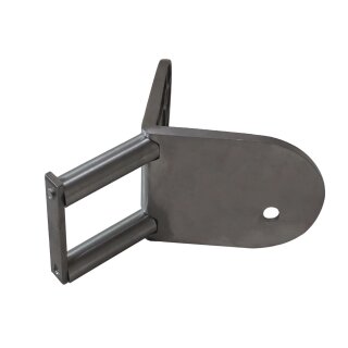 Wall mounting 90° stainless steel V4A ground for outside corner