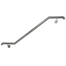 Stainless steel handrail, angled V2A Staircase handrail, polished