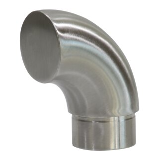 Stainless steel handrail Railing End bend Adhesive fitting Design