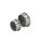Stainless steel handrail Railing end cap flat version hollow V2A for round tube 33,7 mm